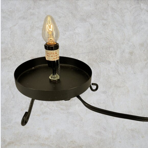 MOSAIC ACCENT LAMP -- Blue, Pink/Red Mosaic Glass, Plugs In, Shade & Base Light - Picture 7 of 7